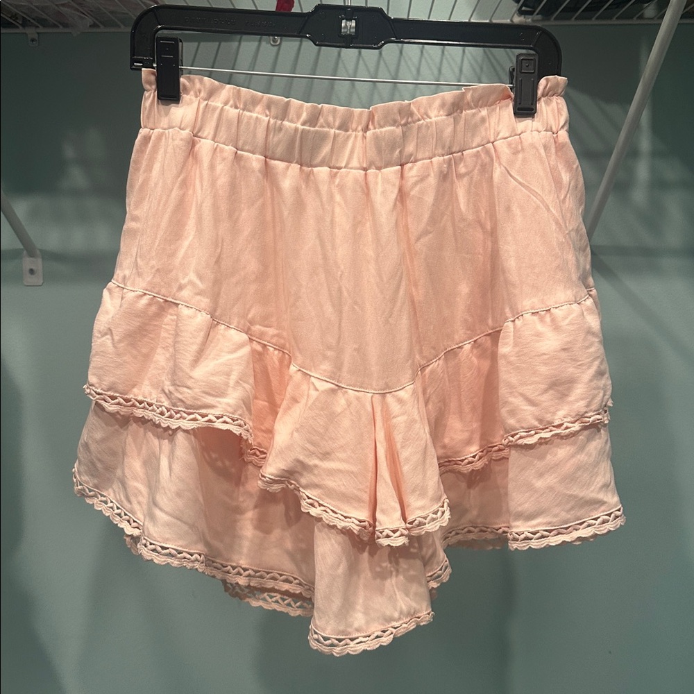 Peach Ruffled Skort - image 2